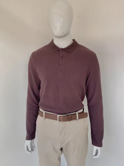POLO MASCULINO ADULTO MANGA LONGA CNLD