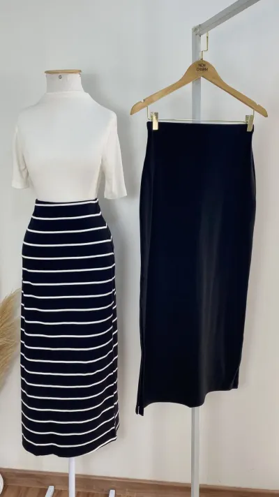 SAIA FEMININO ADULTO MIDI C/FENDA