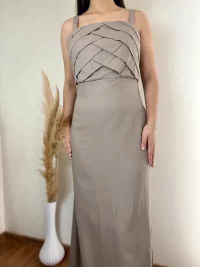 MALWEE — VESTIDO FEMININO ADULTO SEM MANGA LONGO