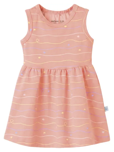 MALWEE — VESTIDO FEMININO INFANTIL SEM MANGA CURTO