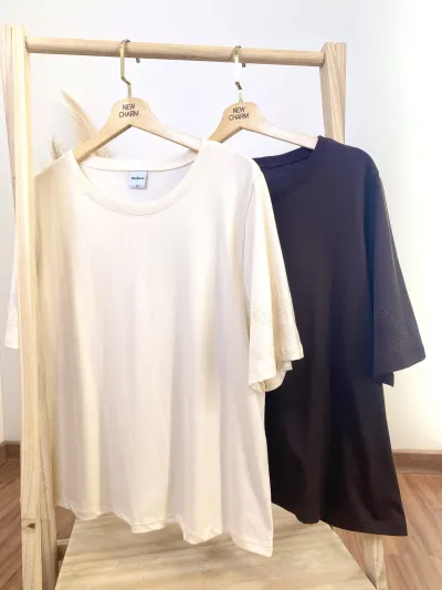 MALWEE — BLUSA FEMININO ADULTO MANGA CURTA