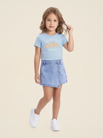 MALWEE — BLUSA FEMININO INFANTIL MANGA CURTA