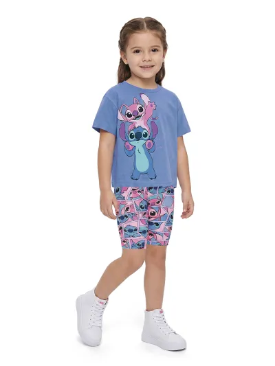 MALWEE — BERMUDA FEMININO INFANTIL CICLISTA STITCH