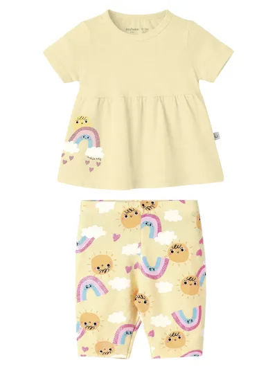MALWEE — CONJUNTO FEMININO INFANTIL MANGA CURTA+CALÇA