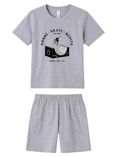 MALWEE — PIJAMA MASCULINO INFANTIL MANGA CURTA+BERMUDA