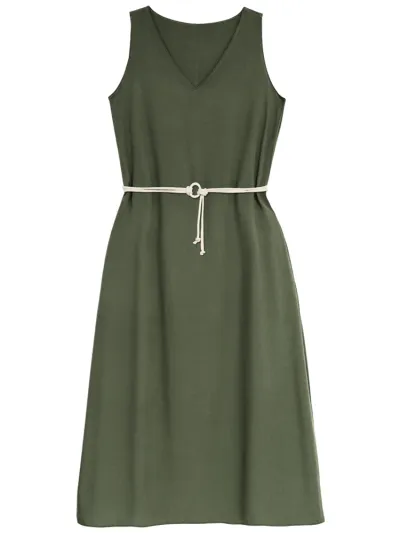 MALWEE — VESTIDO FEMININO ADULTO SEM MANGA MIDI