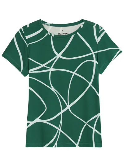 MALWEE — BLUSA FEMININO ADULTO MANGA CURTA SLIM