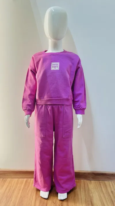 CONJUNTO FEMININO INFANTIL MOLETOM R09