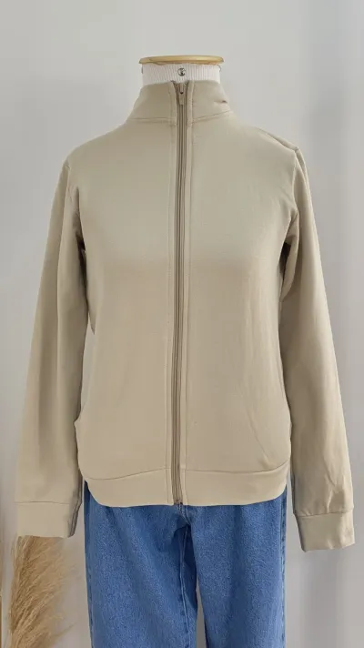 JAQUETA FEMININO ADULTO MOLETOM