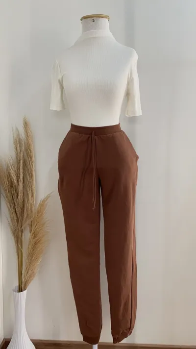 CALCA FEMININO ADULTO MOLETOM JOGGER