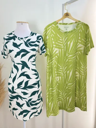 MALWEE — VESTIDO FEMININO ADULTO MANGA CURTA