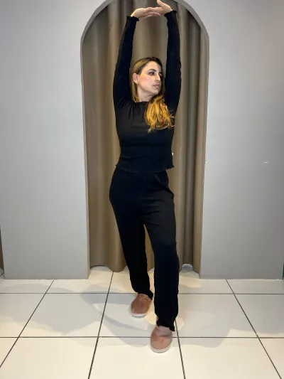 MARIALÍCIA — PIJAMA FEMININO ADULTO MANGA LONGA+CALÇA