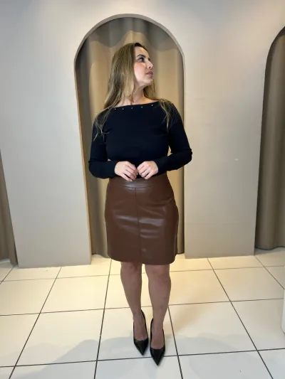 MARIALÍCIA — BLUSA FEMININO ADULTO MANGA LONGA CNLD