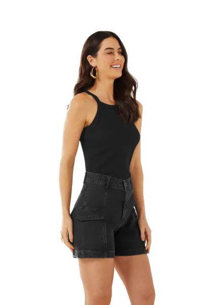 MARIALÍCIA — SHORTS FEMININO ADULTO CARGO