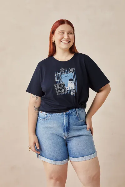 MARIALÍCIA — SHORTS FEMININO ADULTO