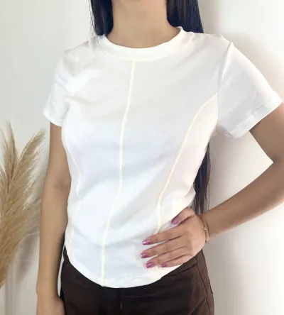 BLUSA FEMININO ADULTO MANGA CURTA