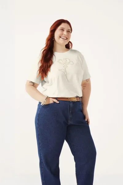 MARIALÍCIA — BLUSA FEMININO ADULTO MANGA CURTA