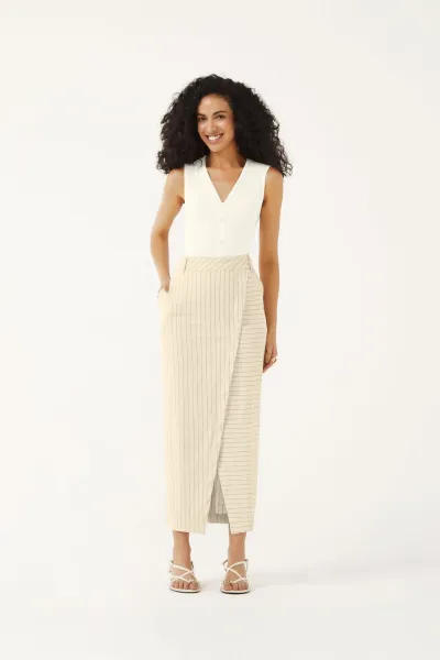 MARIALÍCIA — SAIA FEMININO ADULTO MIDI