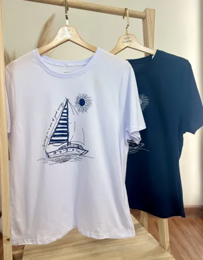 MARIALÍCIA — BLUSA FEMININO ADULTO MANGA CURTA