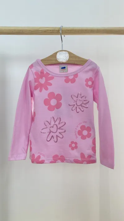 BLUSA FEMININO INFANTIL MANGA LONGA