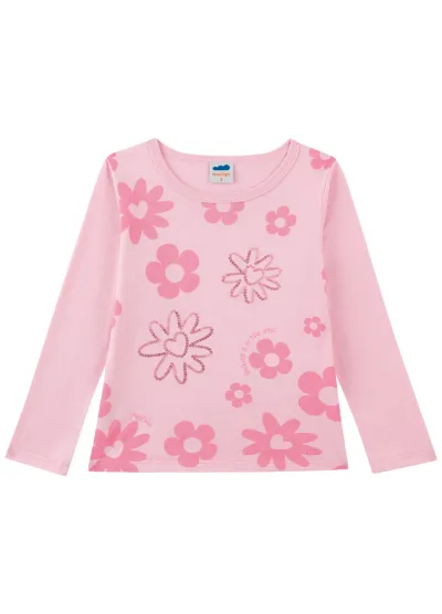 MARLAN — BLUSA FEMININO INFANTIL MANGA LONGA