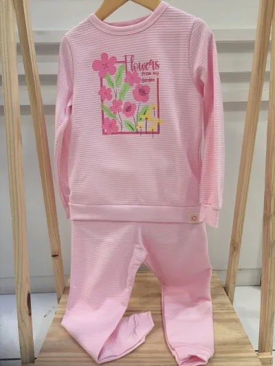 CONJUNTO FEMININO INFANTIL CASACO+CALÇA