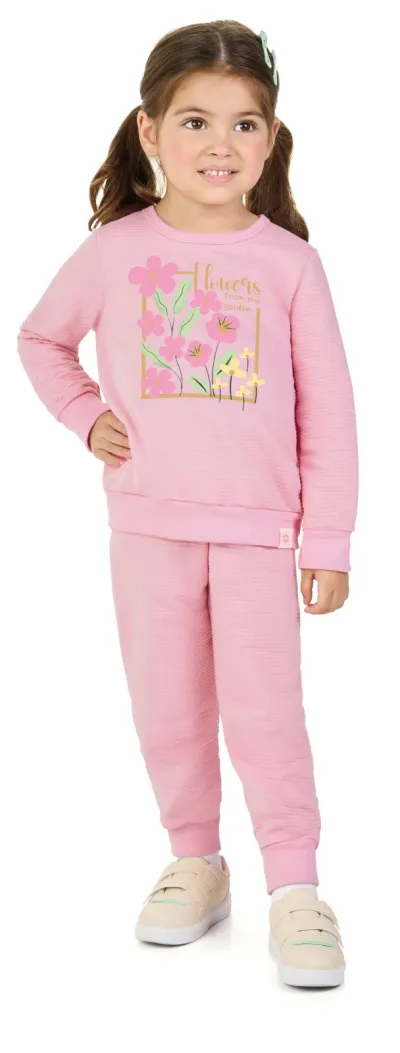 MARLAN — CONJUNTO FEMININO INFANTIL CASACO+CALÇA