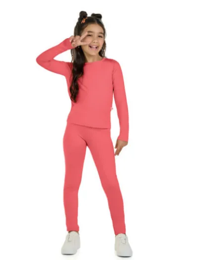 MARLAN — BLUSA FEMININO INFANTIL MANGA LONGA TERMICA
