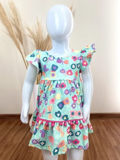 VESTIDO FEMININO INFANTIL SM CURTO