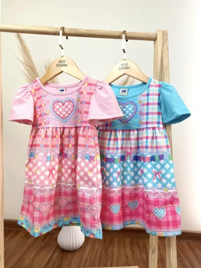 VESTIDO FEMININO INFANTIL SM CURTO