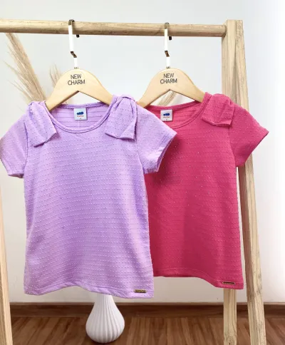 BLUSA FEMININO INFANTIL SEM MANGA