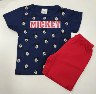 CONJUNTO MASCULINO INFANTIL SEM MANGA MARLAN