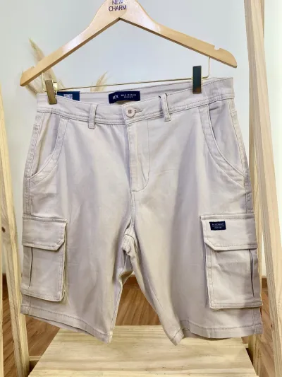 MAX DENIM — BERMUDA MASCULINO ADULTO CARGO