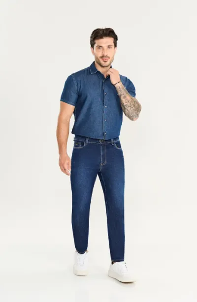 MAX DENIM — CALCA MASCULINO ADULTO SLIM