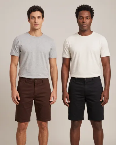 MAX DENIM — BERMUDA MASCULINO ADULTO CASUAL