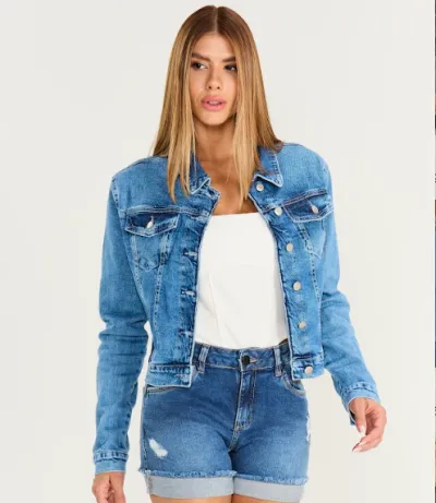 MAX DENIM — JAQUETA FEMININO ADULTO ABERTA