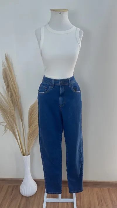 CALÇA FEMININO ADULTO MOM