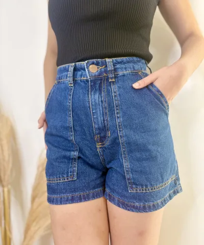 MAX DENIM — SHORTS FEMININO ADULTO CURTO