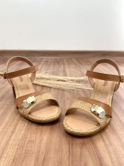 SANDALIA FEMININO ADULTO C/SALTO