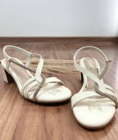 SANDALIA FEMININO ADULTO C/SALTO