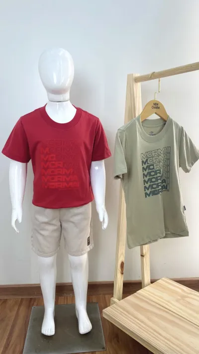 CAMISETA MASCULINO INFANTIL SEM MANGA