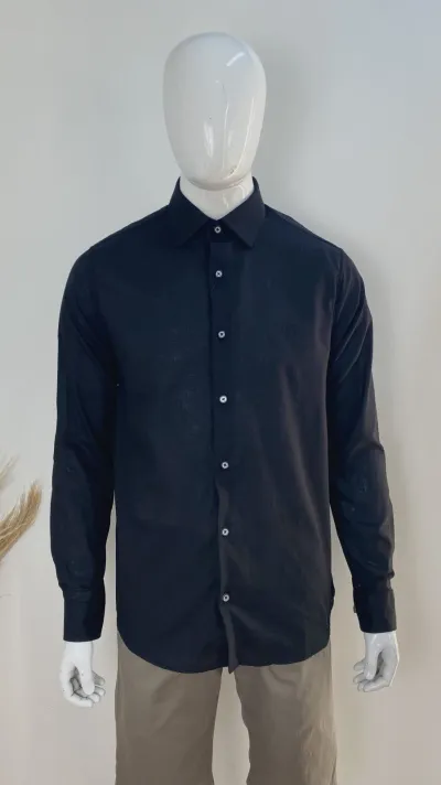 CAMISA MASCULINO ADULTO MANGA LONGA SLIM