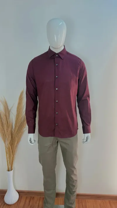CAMISA MASCULINO MANGA LONGA SLIM