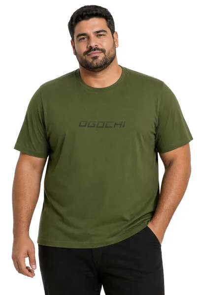 OGOCHI — CAMISETA MASCULINO ADULTO MANGA CURTA