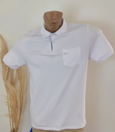 POLO MASCULINO SEM MANGA SLIM