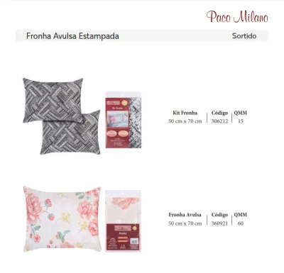 PACO MILANO — KIT FRONHA C/2