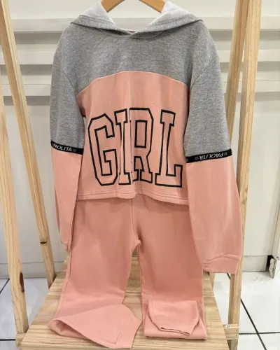 CONJUNTO FEMININO JUVENIL MANGA LONGA R130