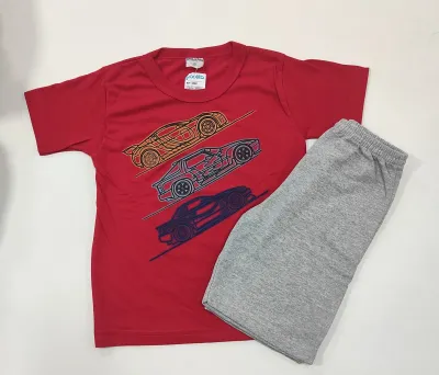 CONJUNTO MASCULINO INFANTIL SEM MANGA R130
