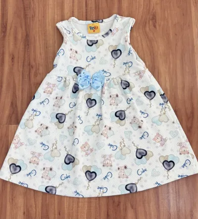 VESTIDO FEMININO INFANTIL SM ROLU