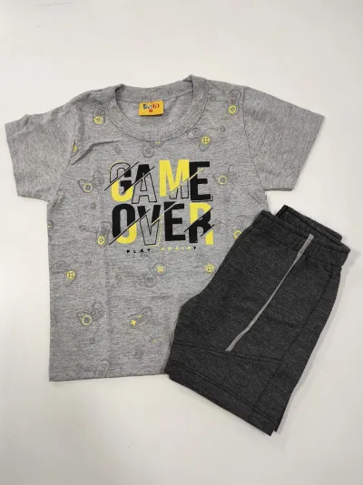 CONJUNTO MASCULINO INFANTIL SEM MANGA R01